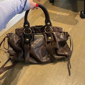 Miu Miu brown purse